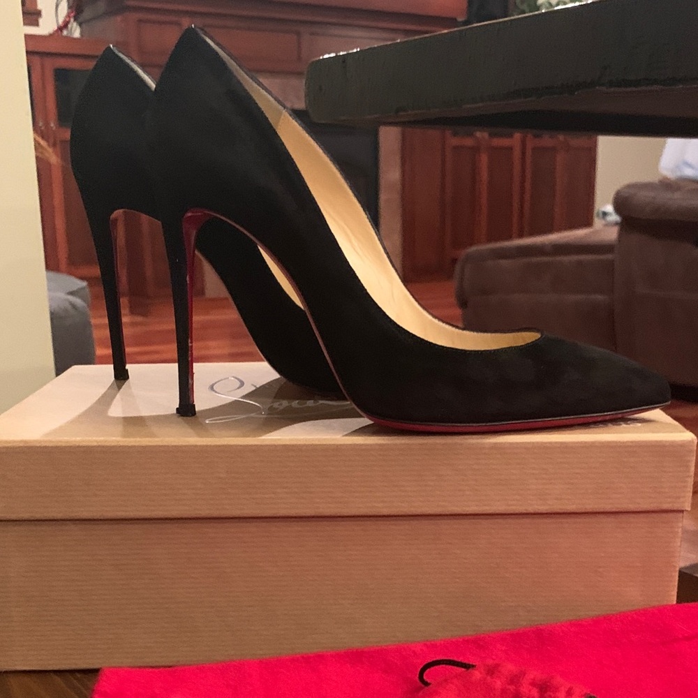 Black Christian Louboutin - So Kate Suede